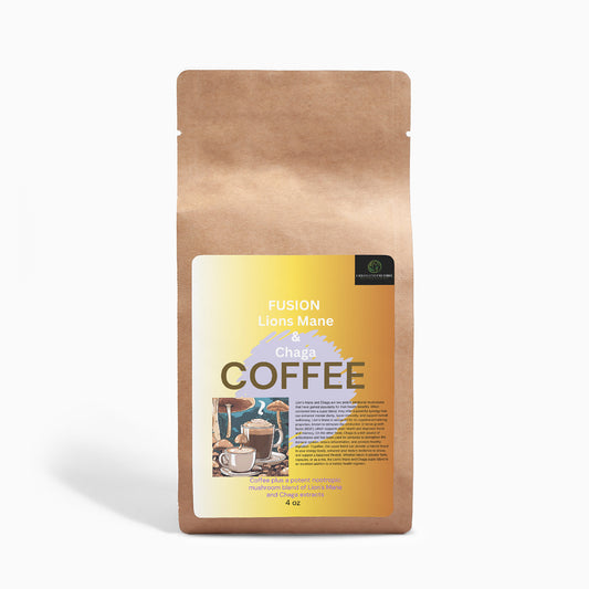 Mushroom Coffee Fusion - Lion’s Mane & Chaga 4oz