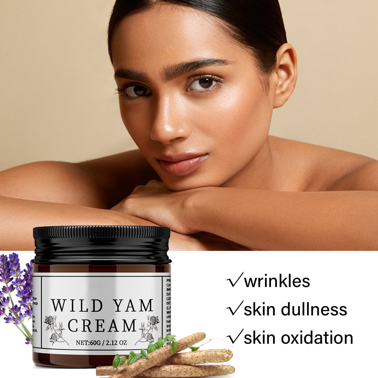 Organic Natural Wild Yam Moisturising Cream