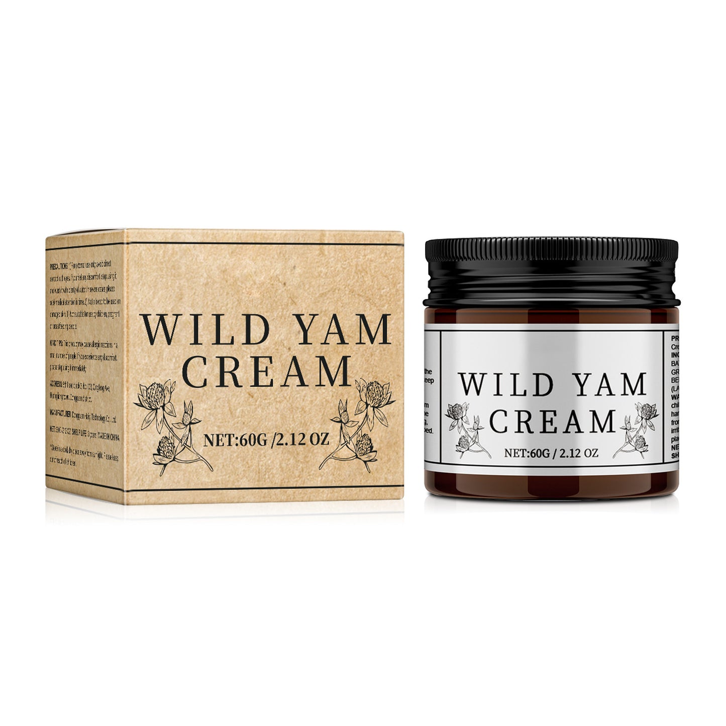 Organic Natural Wild Yam Moisturising Cream